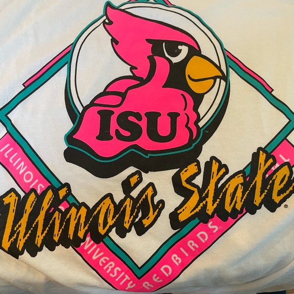 Illinois State Universiry ISU Retro Style Men's Extra Large T Shirt- Brand New! - Picture 3 of 8